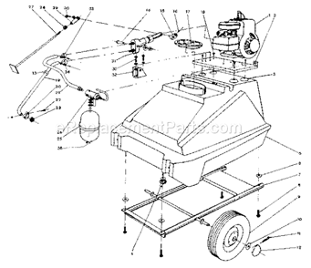 Part Location Diagram of 5102041FS Briggs and Stratton FITTING