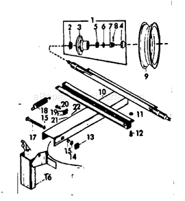 Part Location Diagram of 5034018 Craftsman Bolt