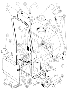 Page A Diagram and Parts List for 17446212  Craftsman Paint Sprayer