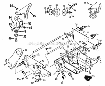 Part Location Diagram of 7023 Craftsman Plate Left Hand