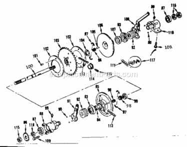 Part Location Diagram of 2120 Craftsman Retainer