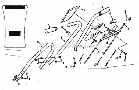 Page A Diagram and Parts List for 17481563  Craftsman Lawn Mower