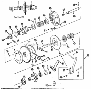 Page B Diagram and Parts List for 17481563  Craftsman Lawn Mower