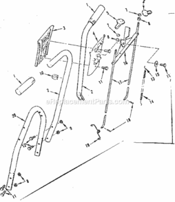 Page A Diagram and Parts List for 17481670  Craftsman Lawn Mower