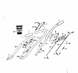 Page A Diagram and Parts List for 174912901  Craftsman Lawn Mower