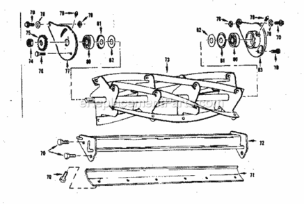 Page C Diagram and Parts List for 174912901  Craftsman Lawn Mower