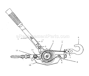 Part Location Diagram of 207 Craftsman Slip Hook