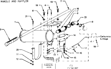 Part Location Diagram of B-25434 Craftsman Mtg plate