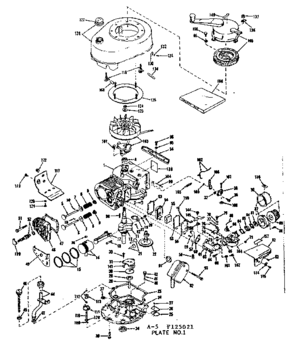 Part Location Diagram of 30605 Craftsman Cleaner body