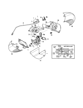 Part Location Diagram of 30B652 Craftsman Garage door opener motor capacitor