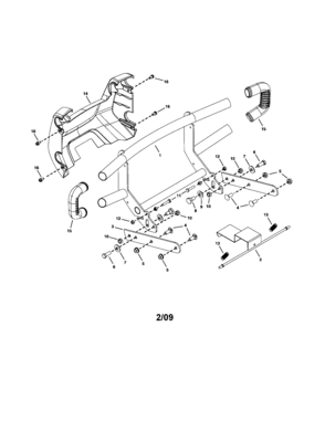 Part Location Diagram of 1509-90 Craftsman Hex bolt, 5-pack