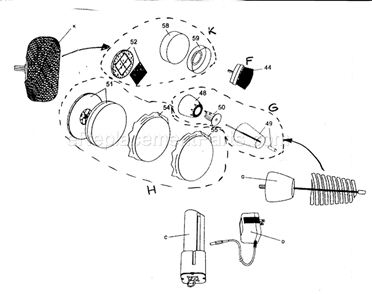 Accessory Diagram and Parts List for 183112290  Craftsman Multi-Tool
