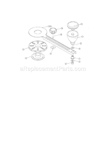 Circle Cutter Assembly Diagram and Parts List for 183172510  Craftsman Router