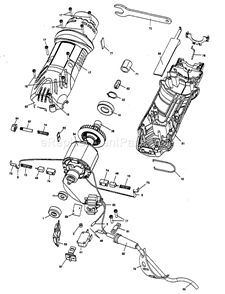 Main Unit Diagram and Parts List for 183172530  Craftsman Multi-Tool