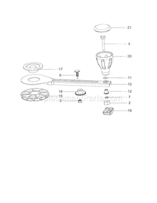 Circle Cutting Guide Diagram and Parts List for 183172540  Craftsman Router