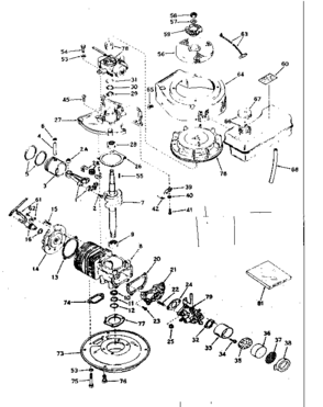 Part Location Diagram of 470139A Craftsman Plate assembly