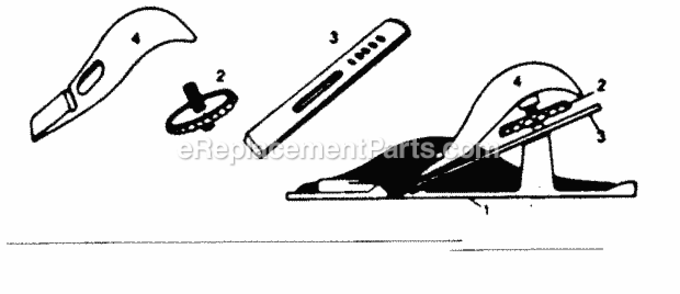 Page A Diagram and Parts List for 18737067  Craftsman Planer Jointer
