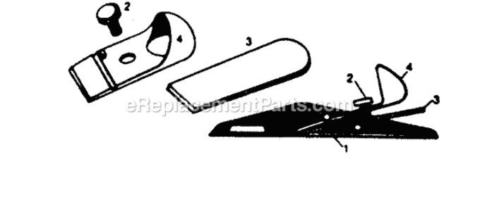 Page B Diagram and Parts List for 18737067  Craftsman Planer Jointer