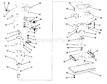 Part Location Diagram of KF124282 Craftsman Liner