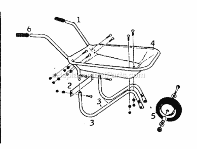 Part Location Diagram of 268 Craftsman Cross Brace