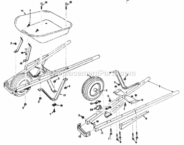 Part Location Diagram of 955254 Craftsman Carige Bolts