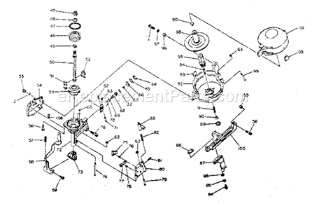 Part Location Diagram of MHE6100-100 DeWALT NUT-ESN M6X1