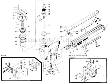 Part Location Diagram of 86460 DeWALT 0-RING