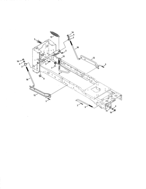 Lift Diagram and Parts List for 247204430  Craftsman Lawn Tractor