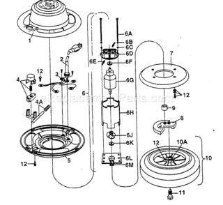 Part Location Diagram of 41P26030 Craftsman Housing Bottom