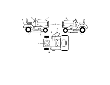 Decals Diagram and Parts List for 917286380  Craftsman Lawn Tractor