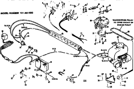 Part Location Diagram of 76273 Craftsman Battery strap