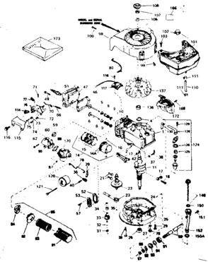 Part Location Diagram of 580631 Craftsman Rewind starter