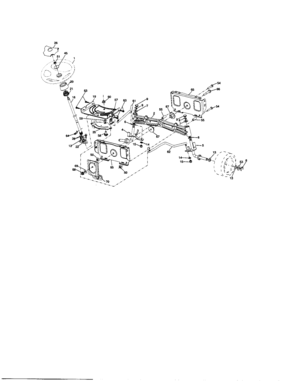 Steering Diagram and Parts List for 917276864  Craftsman Lawn Tractor