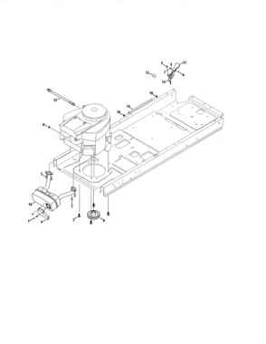 Engine/muffler Diagram and Parts List for 247204100  Craftsman Engine