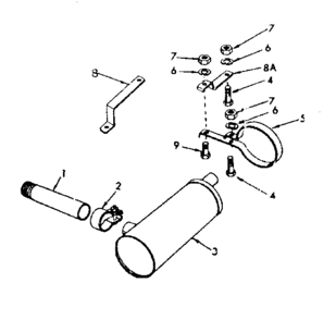 Replacement Parts Diagram and Parts List for 917253070  Craftsman Lawn Tractor