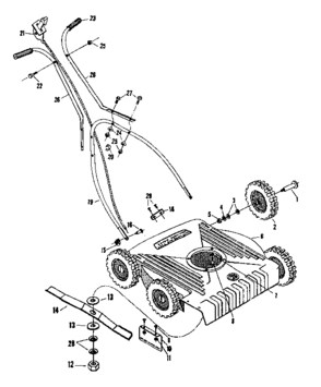 Part Location Diagram of 54496 Generac Bracket, Left Upper Radiator Support