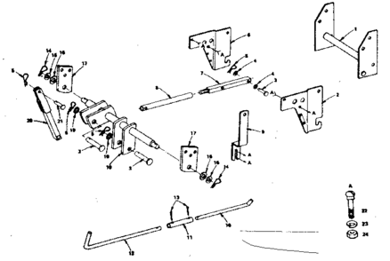 Replacement Parts Diagram and Parts List for 917254050  Craftsman Lawn Tractor