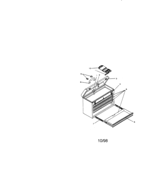 Part Location Diagram of M13139 Craftsman Foam inser