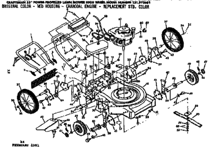 Part Location Diagram of 82407 Craftsman Engine