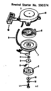 Unit Parts Diagram and Parts List for 143141062  Craftsman Engine