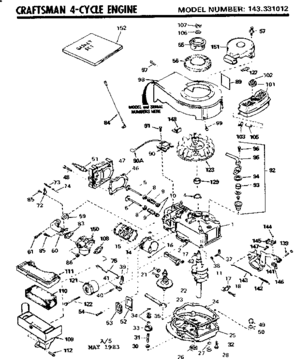 Part Location Diagram of 34993 Craftsman Decal