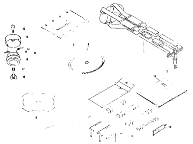 Optional Accessories Diagram and Parts List for 636796242  Craftsman Trimmer