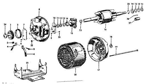 Part Location Diagram of S-1397 Craftsman Hex nut, 8-pack