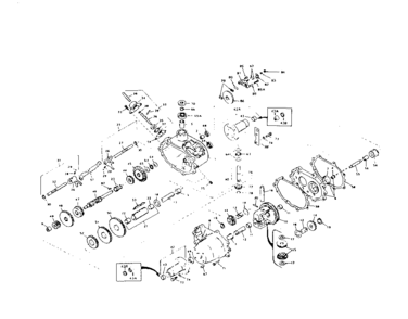Transaxle No. 79412 Diagram and Parts List for 536250933  Craftsman Lawn Tractor