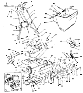 Part Location Diagram of 1075 Craftsman Bracket stop