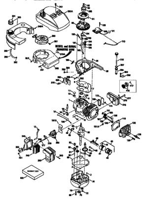 Engine 143.966000 (71/143) Diagram and Parts List for 143966000  Craftsman Engine