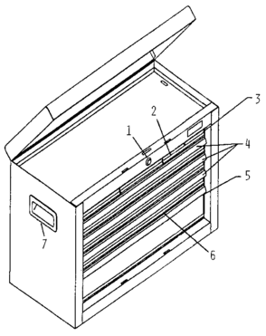 Unit Parts Diagram and Parts List for 65786  Craftsman Tool Stand & Cart