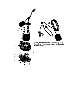 Part Location Diagram of PS4-17P Craftsman Sump pump base plate
