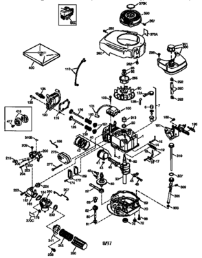 Engine 143.975038 Diagram and Parts List for 143975038  Craftsman Engine