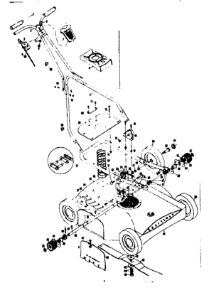 Replacement Parts Diagram and Parts List for 13197510  Craftsman Lawn Mower